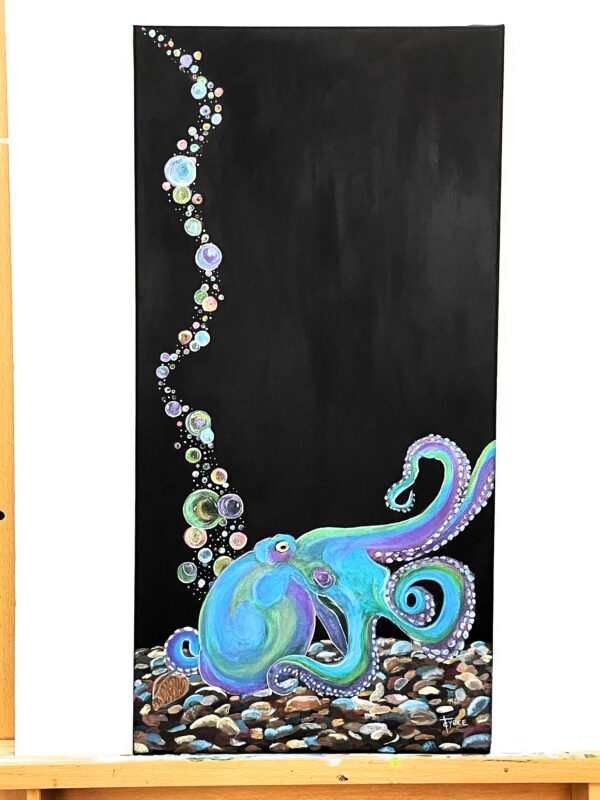 painting of octopus